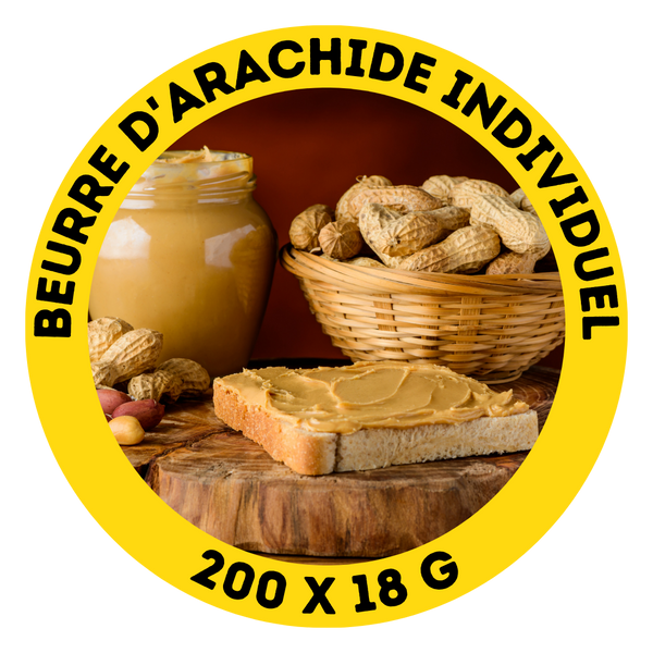 Beurre d'arachide individuel