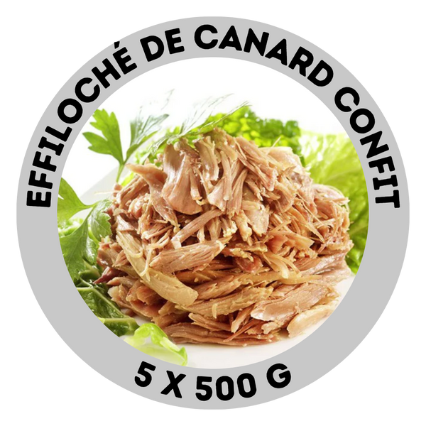 Effiloché de canard confit