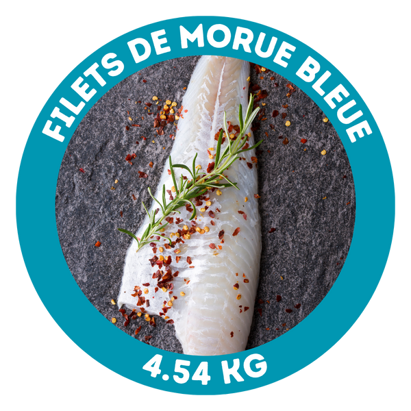 Filets de morue bleue (3 onces)