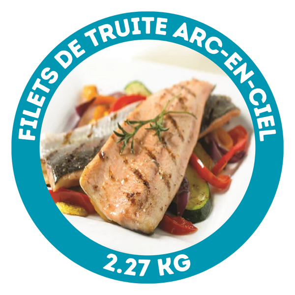 Filets de truite arc-en-ciel (6-7 onces)