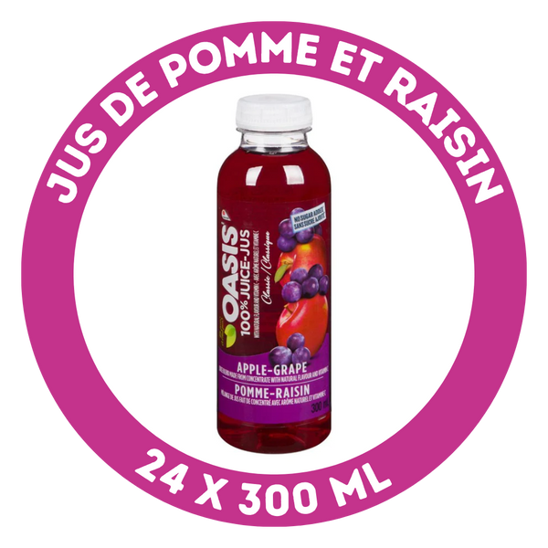 Jus de pomme et raisin (24 x 300 ml)