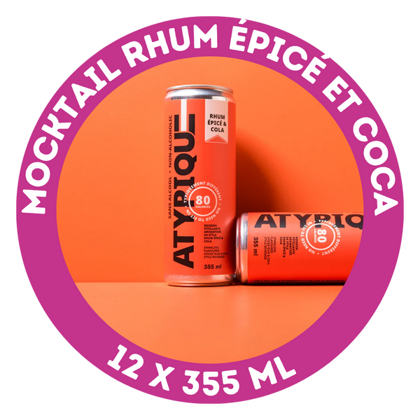 Mocktail rhum épicé et coca s/alcool