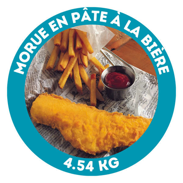 Morue en pâte à la bière (8.5 onces)