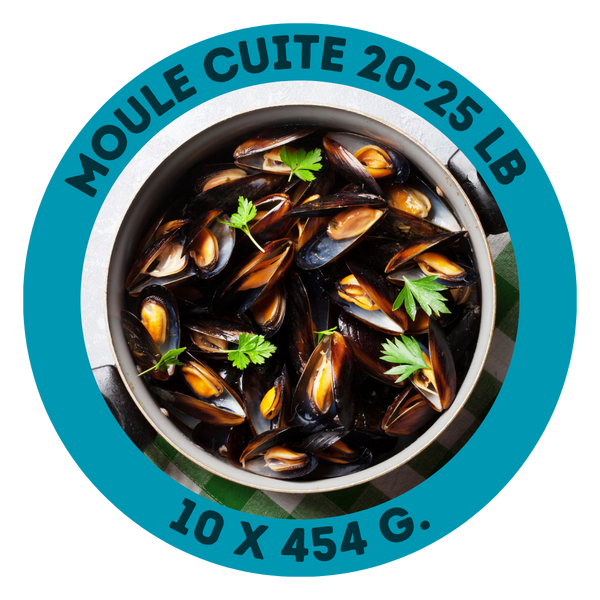 Moule cuite 20-25 lb