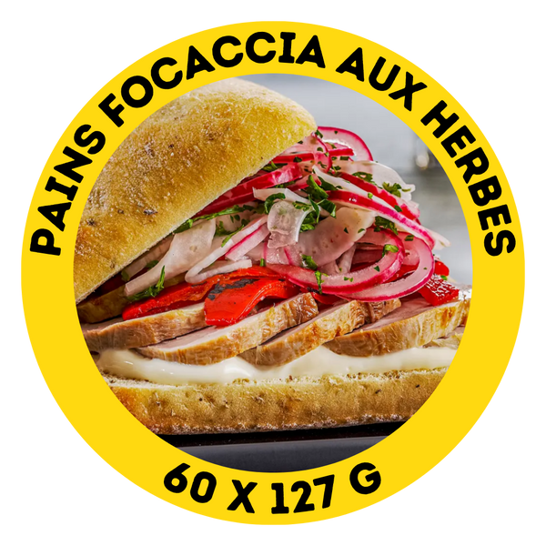 Pains focaccia aux herbes