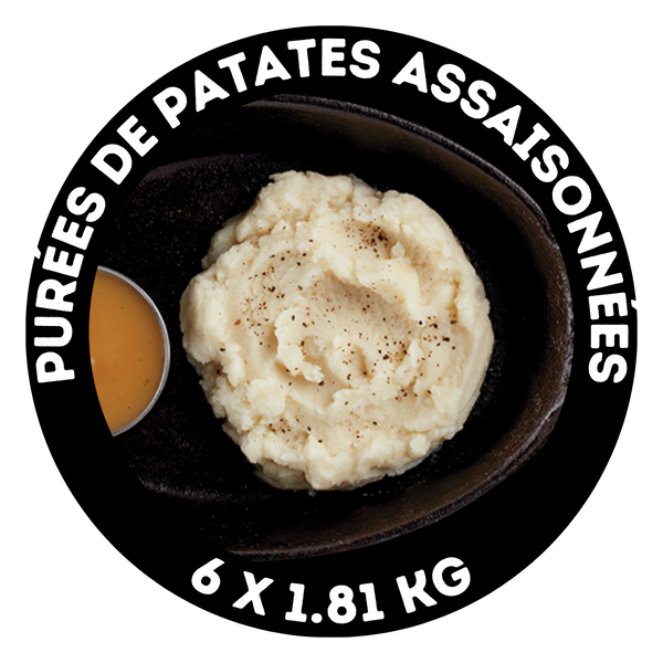 Purée de pommes de terre assaisonnée