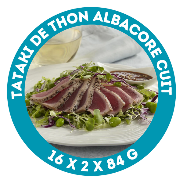 Tataki de thon Albacore cuit
