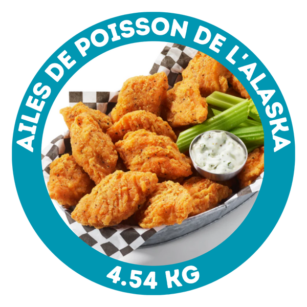 Ailes de poisson de l'Alaska