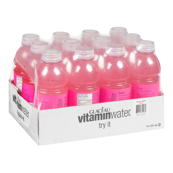 Eau vitaminé Focus (12 x 591 ml)