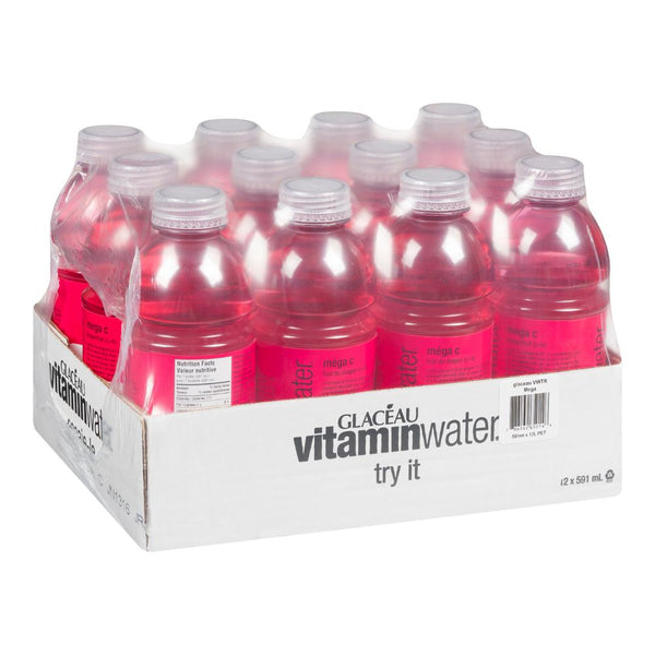 Eau vitaminé Mega C (12 x 591 ml)