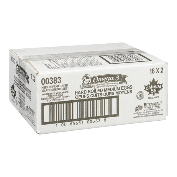 Oeuf cuit dure (2x18 unités)