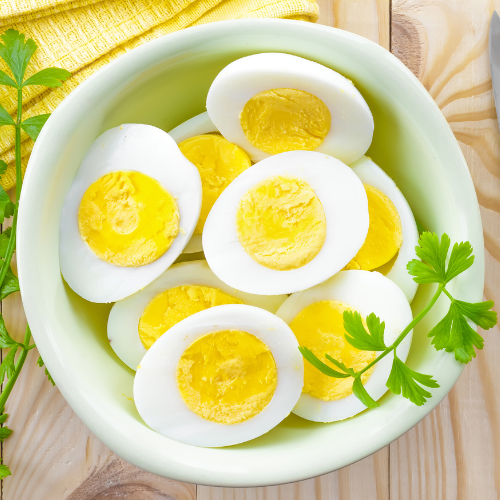 Oeuf cuit dure (2x18 unités)