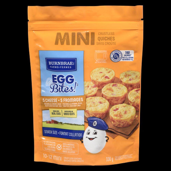 Mini quiche au 5 fromages s/croûte