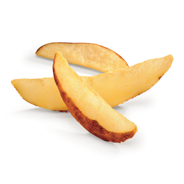 Pommes de terre rouges en quartier