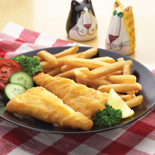 Filets de poisson en triangle