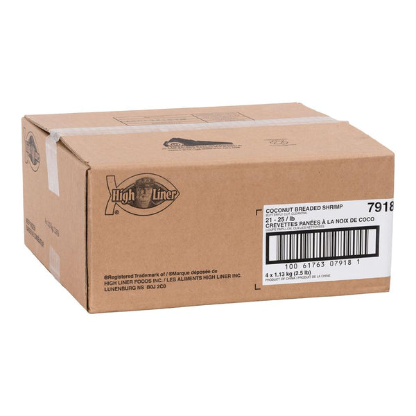 Crevettes papillon panées à la noix de coco (21-25/lb)