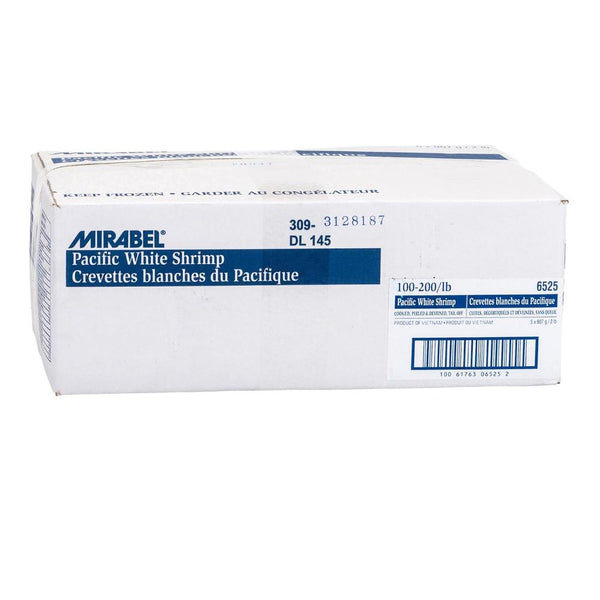 Crevettes blanches du Pacifique (100-200/lb)