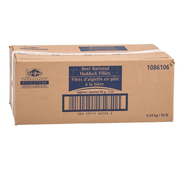 Filets d'aiglefin panés à la bière (3 onces)