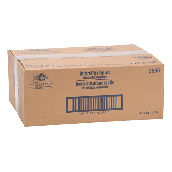 Filets de poisson en triangle