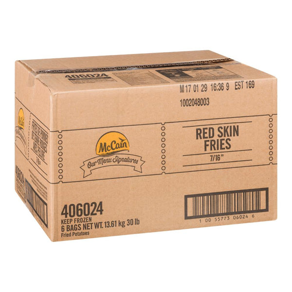 Frites de pommes de terre rouges avec pelure (7/16 po)