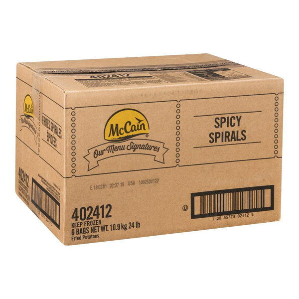 Frites spirales épicées