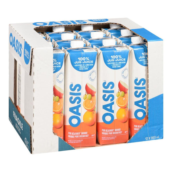 Jus d'orange pure déjeuner (12 x 960 ml)