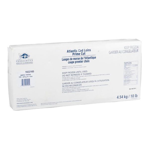 Longes de morue de l'Atlantique