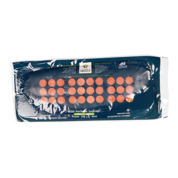 Saumon fumé Sockeye tranché