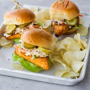 Burger à la sole cajun