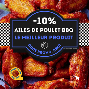 Promo ailes de poulet BBQ