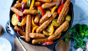 poêlée à la saucisse et légumes