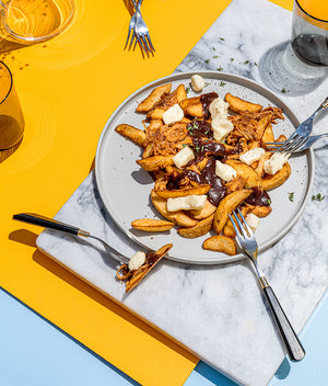 Poutine au porc effiloché