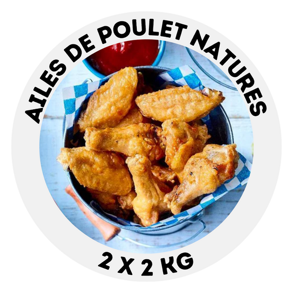 Ailes de poulet natures (Halal)