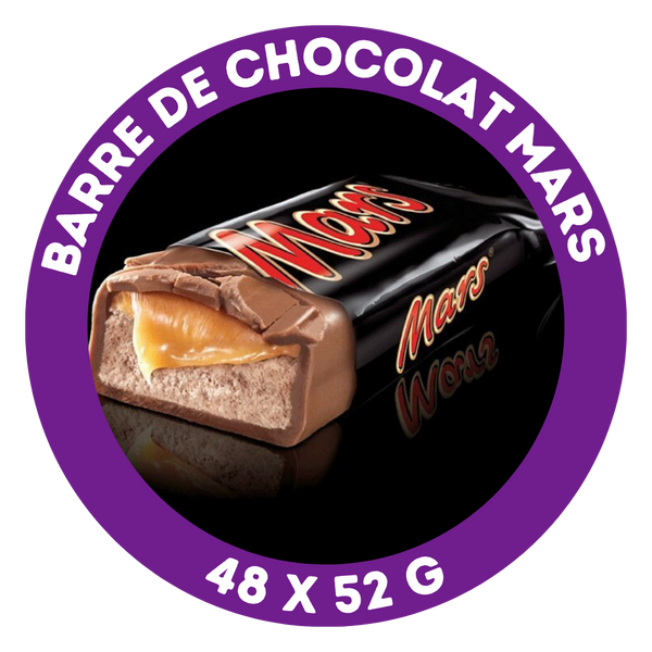 Barre de chocolat Mars