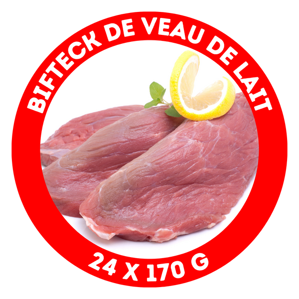 Bifteck de veau de lait (bavette)