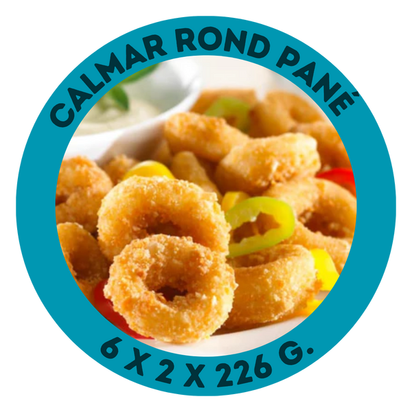 Calmar rond pané