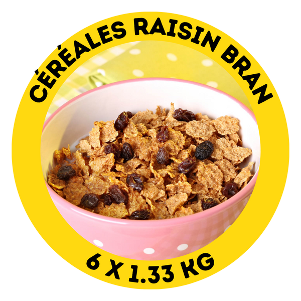 Céréales Raisin Bran