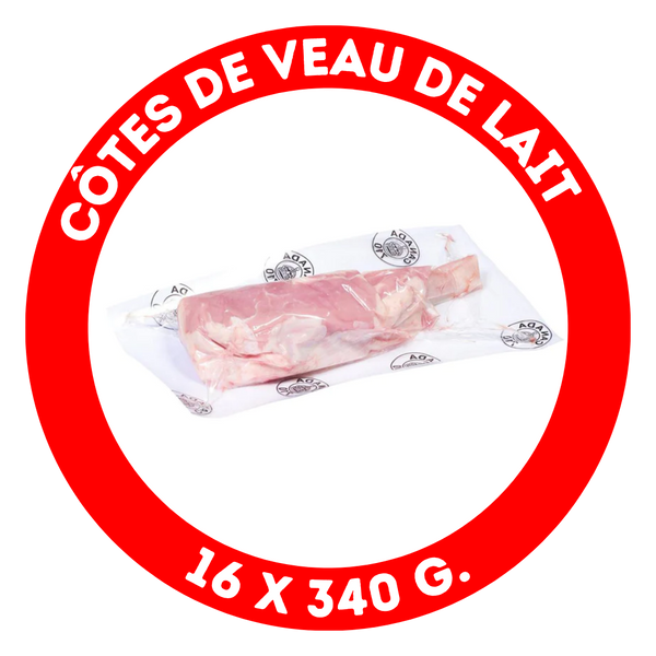 Côtes de veau de lait (manchon)