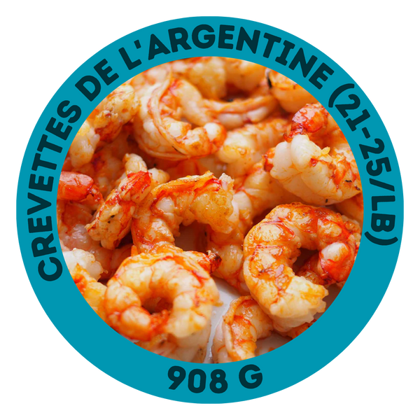 Crevettes de l'Argentine (21-25/lb)