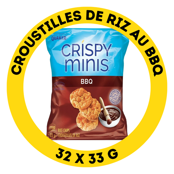 Croustilles de riz au BBQ