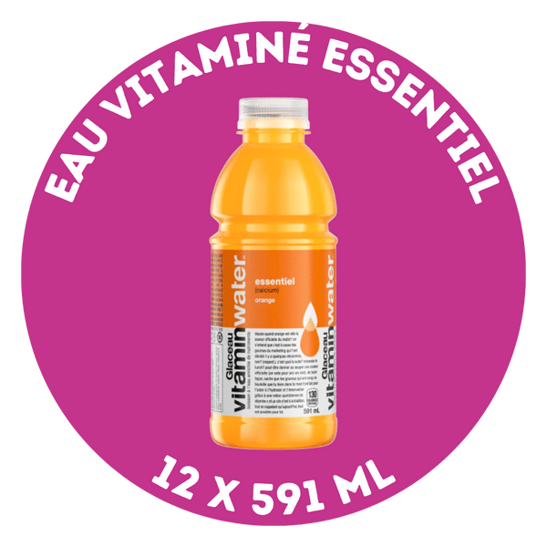 Eau vitaminé Essentiel (12 x 591 ml)