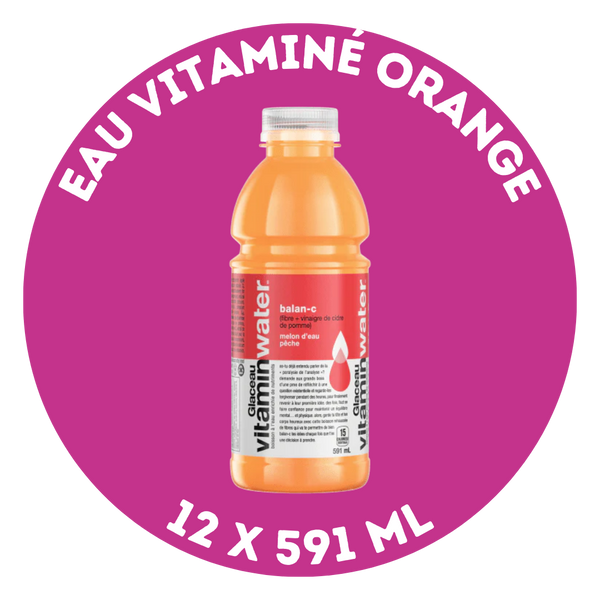 Eau vitaminé Orange (12 x 591 ml)