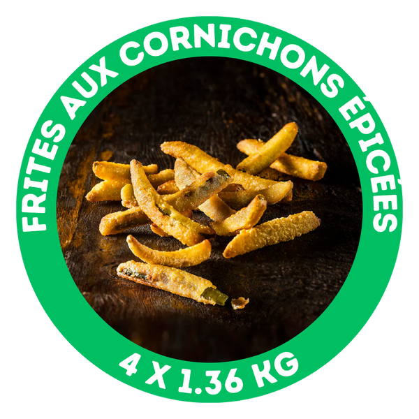 Frites aux cornichons épicées