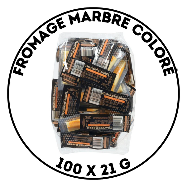 Fromage marbré coloré ind.