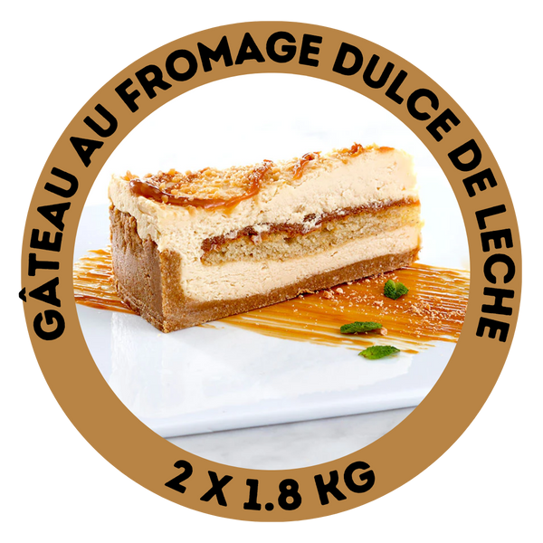 Gâteau au fromage Dulce de Leche (28 portions)