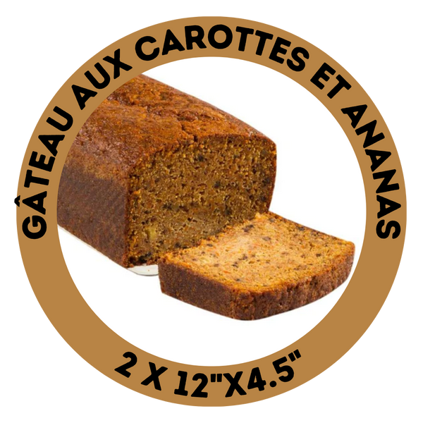 Gâteau aux carottes et ananas