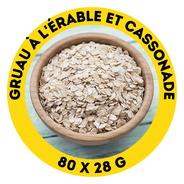 Gruau à l'érable et cassonade