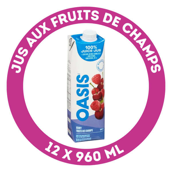 Jus aux fruits de champs (12 x 960 ml)