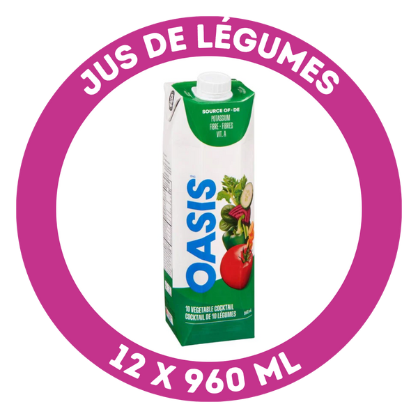 Jus de légumes (12 x 960 ml)