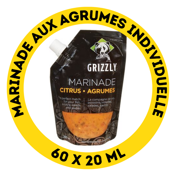 Marinade aux agrumes individuelle